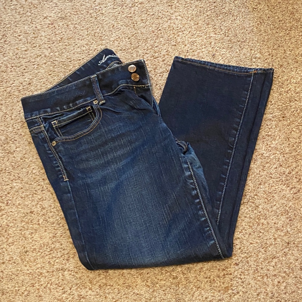 American Eagle Outfitters Dark Blue Artist Jeans